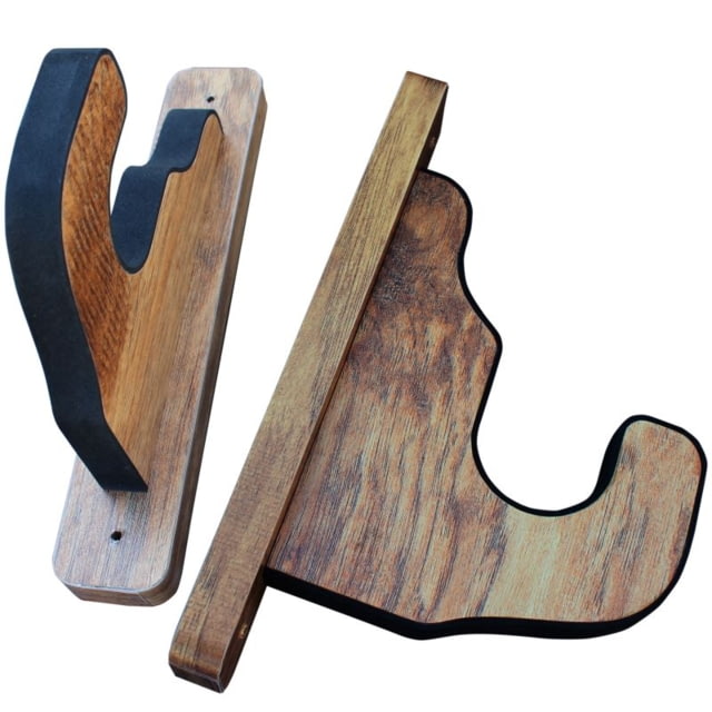 Rush Creek Creations 2-Piece Padded Gun Display Wall Hooks American Cherry - Rush Creek Creations
