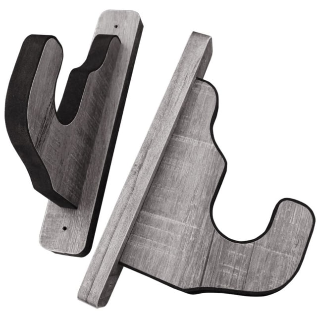 Rush Creek Creations 2-Piece Padded Gun Display Wall Hooks Barn wood - Rush Creek Creations