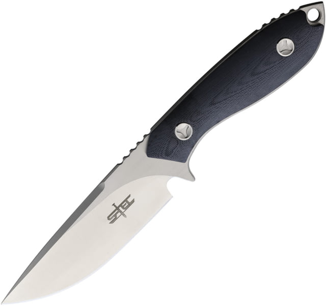 S-TEC Black G10 Fixed Blade Knife - S-Tec