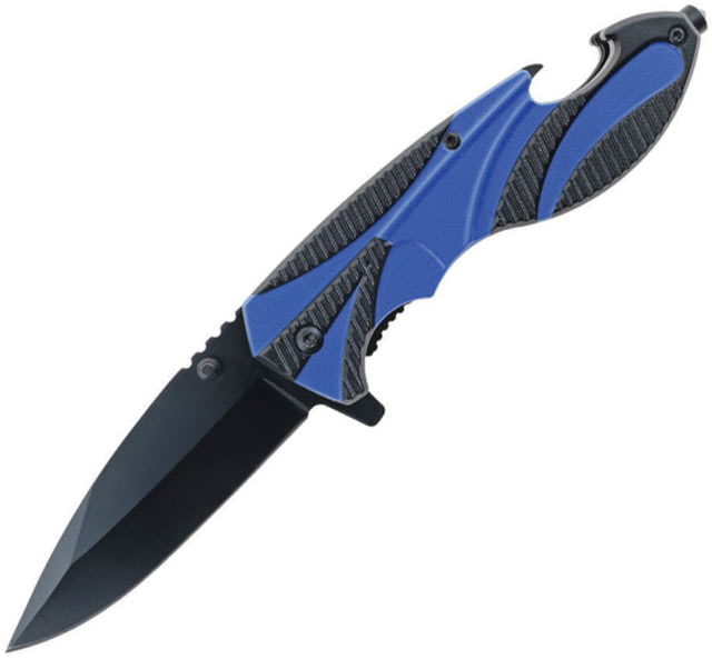 S-TEC Bottle Opener Linerlock Blue S - S-Tec