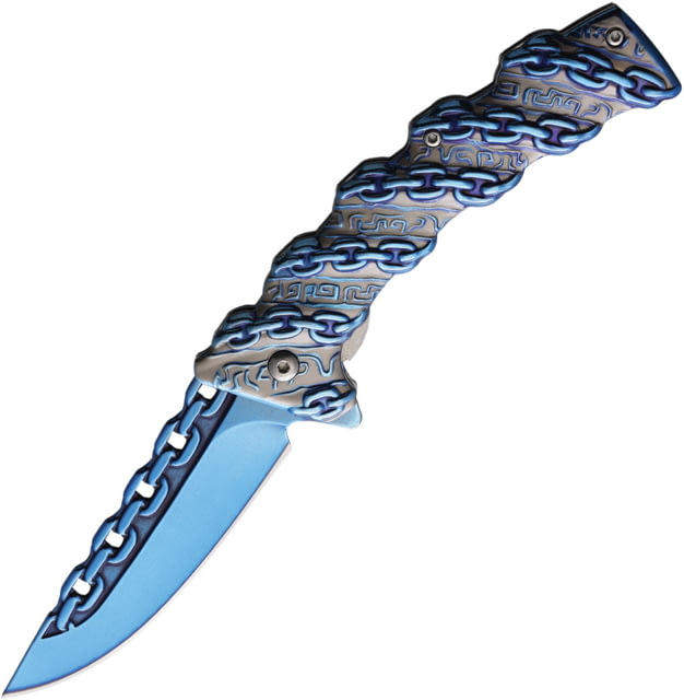 S-TEC Chain Linerlock A/O Blue - S-Tec