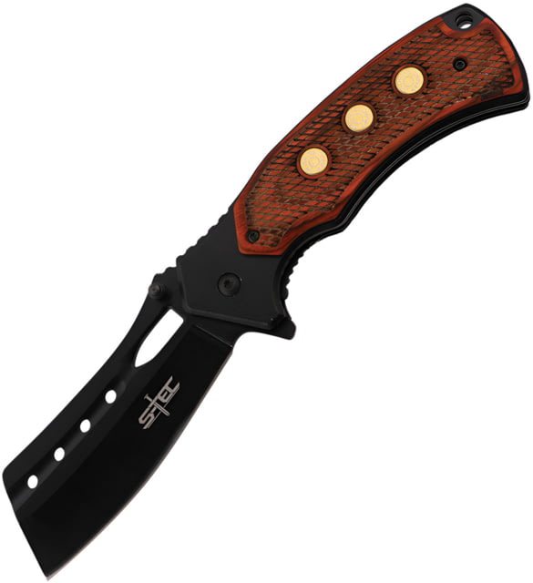 S-TEC Cleaver Linerlock A/O Wood S - S-Tec