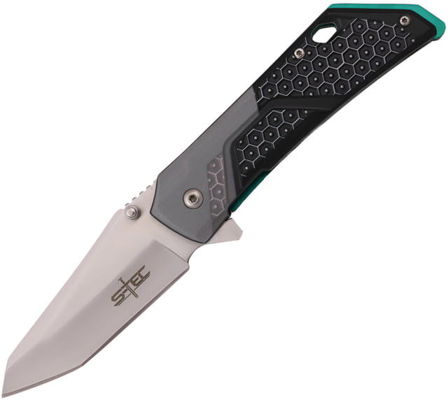 S-TEC Linerlock A/O Blk/Green S - S-Tec
