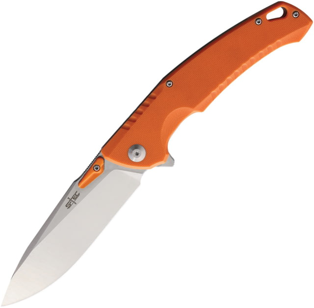 S-TEC Linerlock Orange Folding Knife - S-Tec