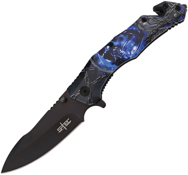 S-TEC Rescue Linerlock A/O Blue S - S-Tec
