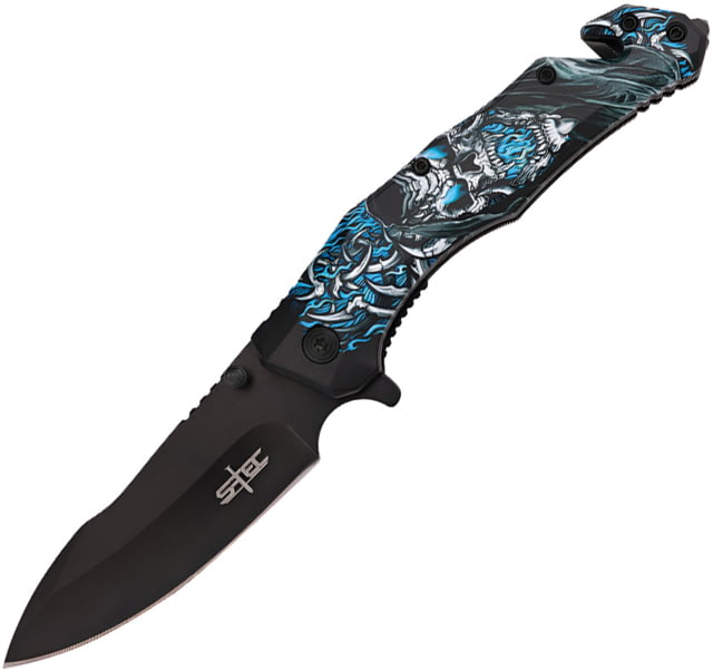 S-TEC Rescue Linerlock A/O Blue S - S-Tec