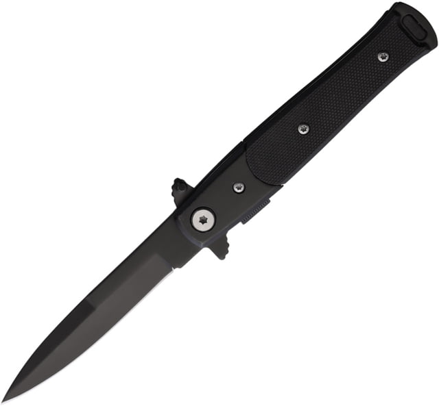 S-TEC Stiletto Style Linerlock Black S - S-Tec