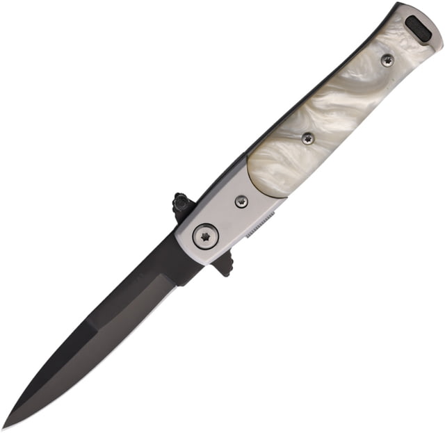 S-TEC Stiletto Style Linerlock White S - S-Tec