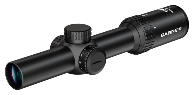 Sabre  30mm Tube LPVO Rifle Scope Second Focal Plane 4 Dot Reticle Matte Black - Sabre