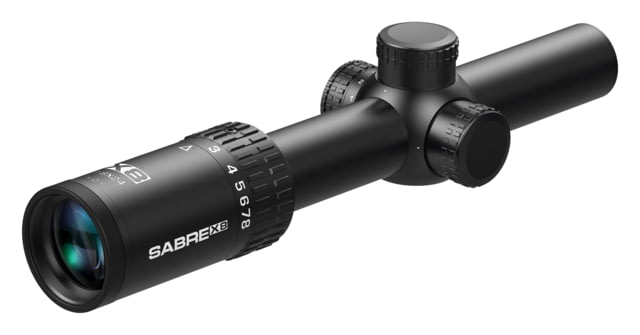 Sabre  30mm Tube Rifle Scope Second Focal Plane 4 Dot Reticle Matte Black - Sabre