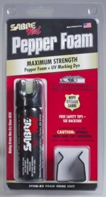 Sabre 2.50 oz Home Pepper Foam Unit BLACK PFHM-80 - Sabre