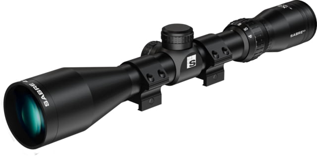 Sabre  1 in Tube Rifle Scope Second Focal Plane HMD Half Mil Dot Reticle Matte Black - Sabre