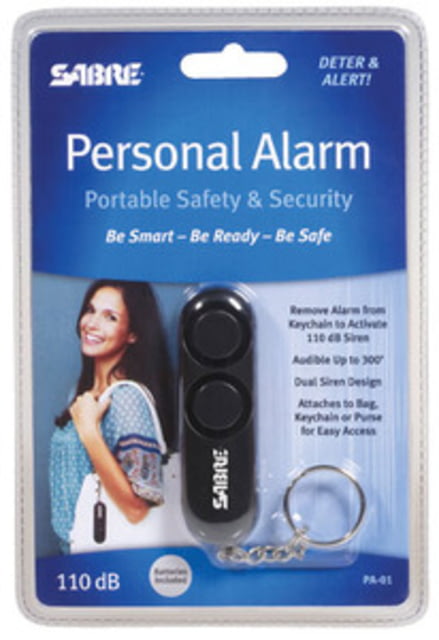 Sabre Personal Alarm Black SA80900 - Sabre