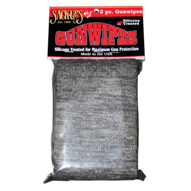 Sack-Ups Gun Wipes 1/4 Lb or 3 Pieces Any Color