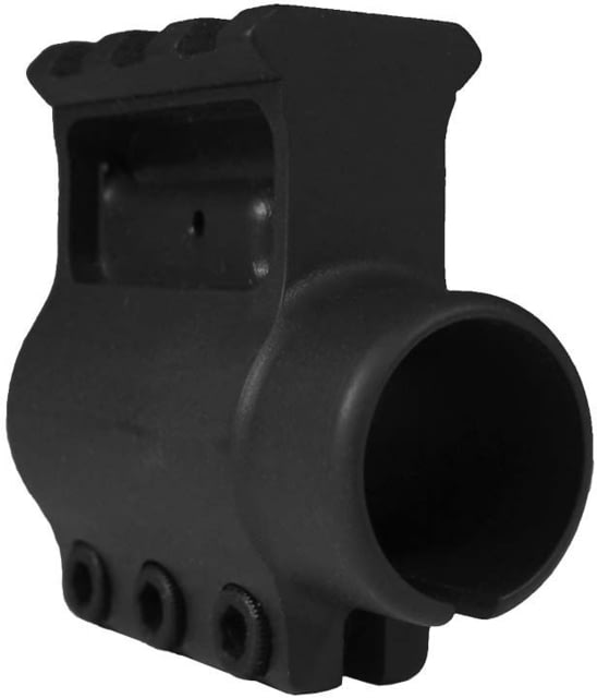 SADLAK Picatinny Rail Gas Block High Profile .750 Bore Diameter Clamp Type Black Hardcoat Medium - Sadlak