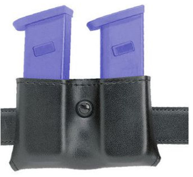 Safariland 079 Concealment Double Mag Holder Snap-On - STX TAC Black Ambidextrous 2in. Belt Slot - Safariland