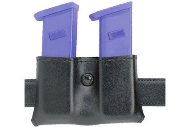 Safariland Concealment Magazine Holder Snap-On Double - STX Hi-Gloss Black - Safariland
