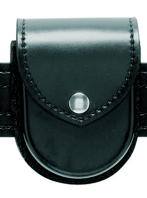 Safariland 290 Double Cuff Pouch W/ Top Flap STX Tactical Black W/ Hidden Snap - Safariland