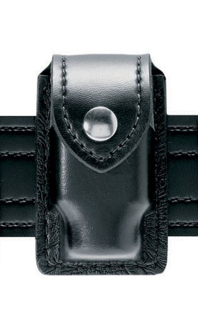 Safariland 307 Weapon Light / EDW Cart. Holder Surefire X300 Basket Weave Black W/ Brass Snap Closure - Safariland