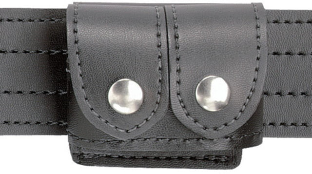 Safariland 340 Speedloader Holder Double 2 Brass Snaps - S&W L Frame Colt Python Ruger GP10 - 340-X-4B - Safariland