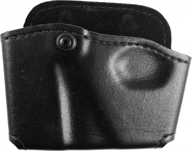 USED Safariland 573 Concealment Paddle Single Mag/Cuff Pouch - Plain Black Right Hand - For Glock 17/19 & Similar - Safariland