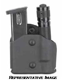 Safariland 574 Magazine Holder and Light PouchPaddleFor Glock 17/22 STX Tactical BlackLeft Hand Black 574-83-132 - Safariland