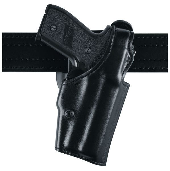 Safariland 574 Open Top Mag & Light Holder 9mm Double Stack Mag Plain Black RH 574-83-411 - Safariland