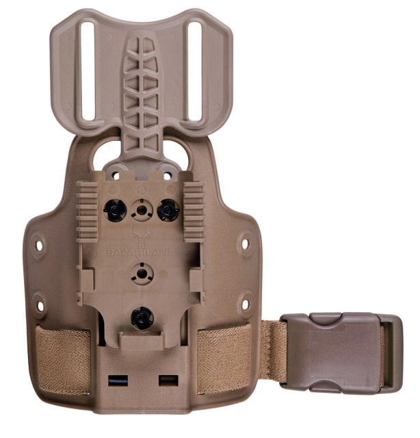 EDEMO Safariland  27 Small Tactical Plate w/DFA QLS Receiver Plate FDE Brown EDEMO2 - Safariland