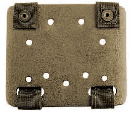 Safariland  8 MOLLE Plate Plain STX FDE Brown w/QLS Molle Receiver Plate - Safariland