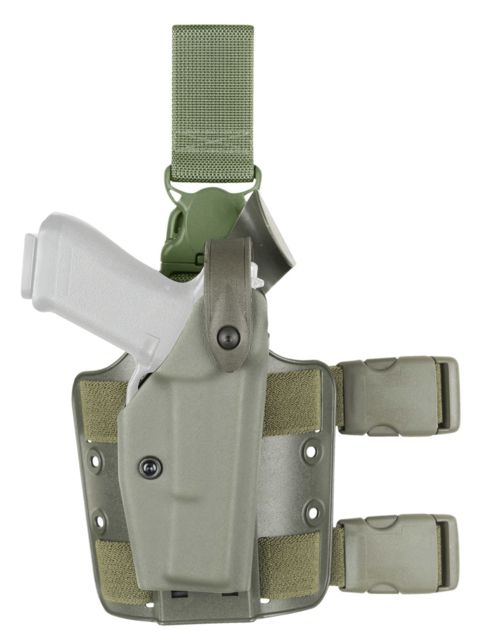 Safariland 6005 SLS SIG Sauer Tactical Holster w/Quick Release Sig Sauer P220R P226R w/SF X400 4.41in. OD Green Right Hand - Safariland