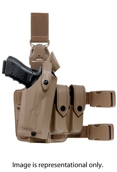 Safariland 6005 SLS SIG Sauer Tactical Holster w/Quick Release Sig Sauer220/226 Coyote Brown Right Hand No Rails 6005-77-761