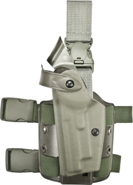 Safariland SLS Tactical Leg Strap Holster Left Hand STX Tactical OD Green - Safariland