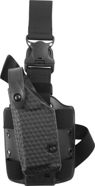 Safariland  SLS Tactical w/ Quick Release Leg Harness Holster Taser X26 Left Hand STX Tactical Black - Safariland