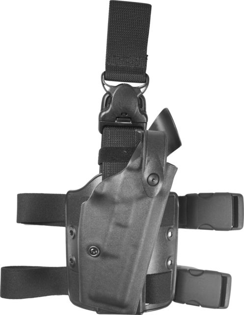 Safariland  SLS Tactical w/ Quick Release Leg Harness Holster FN Government Right Hand STX Tactical Black - Safariland