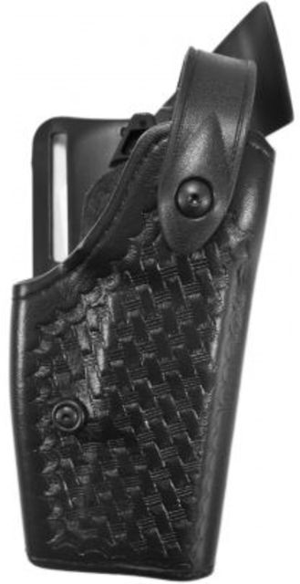 Safariland  SLS Level II Retention Mid-Ride Duty Holster Smith & Wesson M&P 9/Smith & Wesson M&P 40 Right Hand STX Basket Weave Black - Safariland