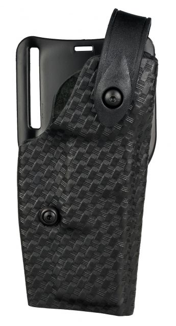 Safariland  SLS Level II Retention Mid-Ride Duty Holster Smith & Wesson M&P 9/Smith & Wesson M&P 40 Right Hand STX Basket Weave Black - Safariland