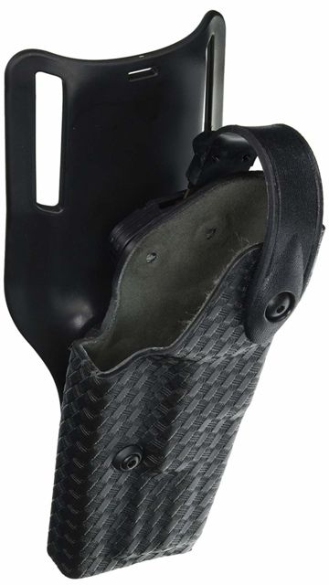 Safariland  Level II Retention Belt Drop Holster SIG Sauer P229 Left Hand Basketweave Black - Safariland