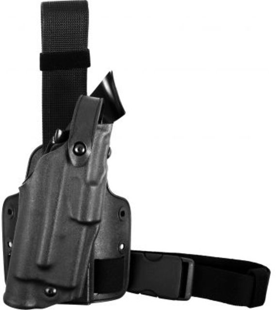 Safariland  ALS Tactical w/ Quick Release Leg Harness Holster Springfield Armory 1911 Right Hand STX Tactical Black - Safariland