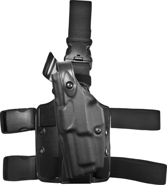 Safariland  ALS Tactical w/ Quick Release Leg Harness Holster Springfield Armory XD 5in .45 ACP Left Hand STX Tactical Black - Safariland