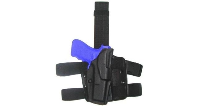 Safariland  ALS Tactical Thigh Holster Springfield Armory XD 5in .45 ACP Left Hand STX Tactical Black - Safariland