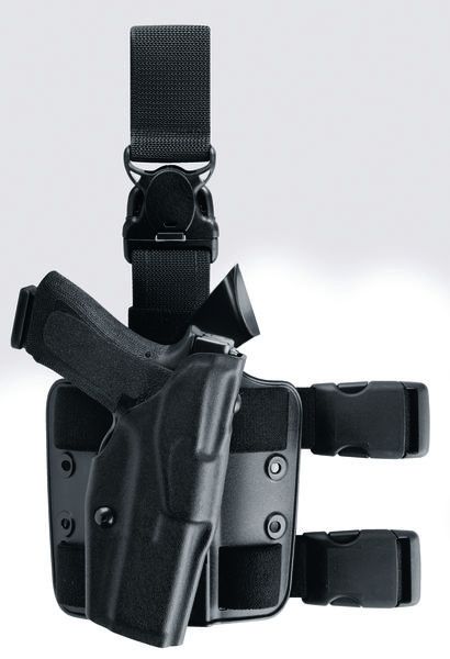 Safariland 6355 ALS Tactical Holster w/Quick Release Walther P99Q with M3 TLR-1 Surefire X200/X300 Lights 4in. Bbl. STX Tactical Black Right Hand - Safariland