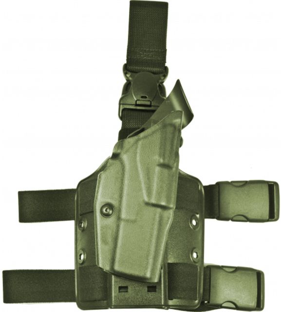 Safariland  ALS Tactical Thigh Holster Right Hand Tactical OD Green - Safariland
