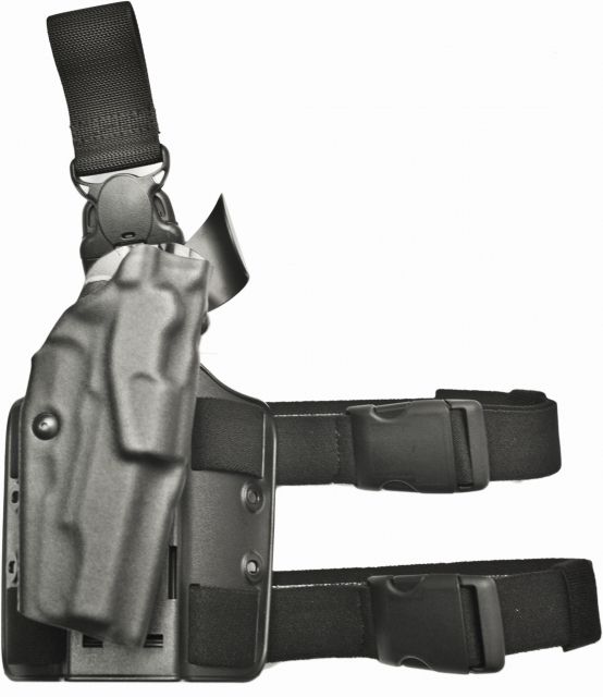 Safariland  ALS Tactical Thigh Holster Colt 1911 Government Right Hand STX Tactical Black - Safariland