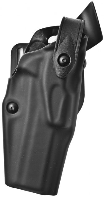 Safariland  ALS/SLS Mid-Ride Level III Retention Duty Holster w/ Plain & Tactical Finish Springfield Armory 1911 Right Hand STX Plain Black - Safariland