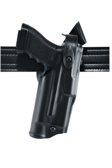 Safariland 6360 Level III Retention ALS/SLS Duty Mid-Ride Holster SIG Sauer P226 Right Hand STX Hi Gloss Black 6360-477-491