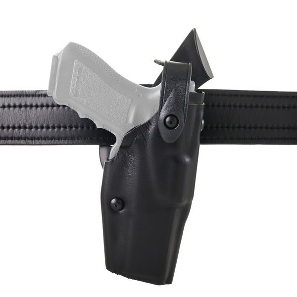 Safariland Level III Retention ALS/SLS Duty Mid-Ride Holster Smith & Wesson Model 6946 DAO Left Hand Plain Black