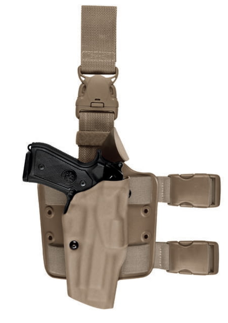 Safariland Model 6385 ALS/OMW Tactical Holster SIG Sauer P250 Right Hand STX Tactical Flat Dark Earth 6385-750-551