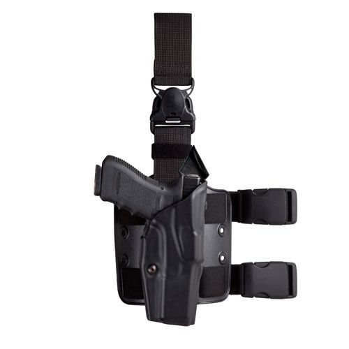 Safariland 6385 ALS OMV Tactical Holster w/Quick Release Springfield Armory XDM .40 w/M3 Tactical Illuminator Light STX Tactical Black Right Hand - Safariland