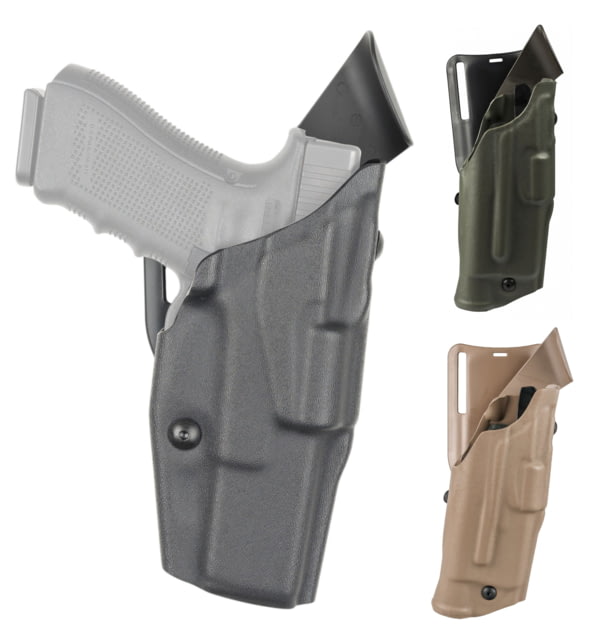 Safariland 6390 ALS Mid-Ride Level I Retention Duty Holster Right Hand Black 6390-450-481