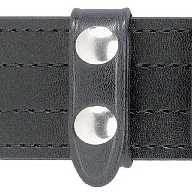 Safariland 65 Belt Keeper 2 Snap 0.75in.W Pack Of 4 Basket Weave Black W/ Black Plastic Snap 1.75in. Belt - Safariland